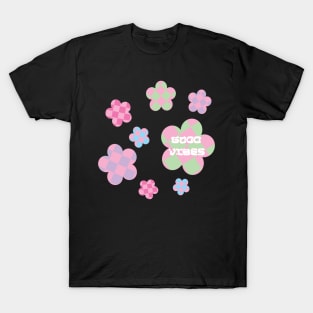 Y2K Pink Flower Pattern T-Shirt